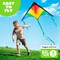 3 Pcs Large Delta Kite Gradient Rainbow, Easy to Fly Huge for Kids and Adults with 328ft String, Large Delta Beach Kite for Outdoor Games and Activities